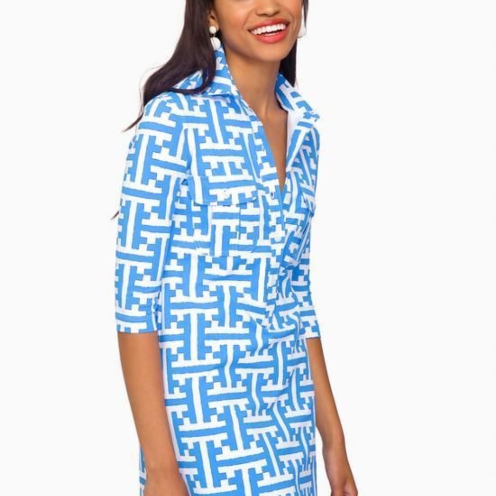 NWT Persifor Winpenny Dress Tile in Calypso Size M